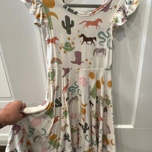 Cowgirls Swing Dress with pastel colors and soft material!